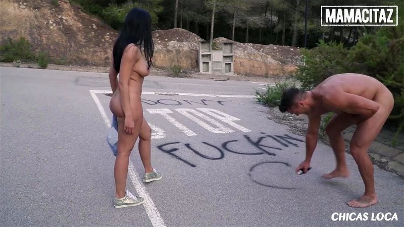 MAMACITAZ - Kira Queen - Crazy Hot Russian Exhibitionist Chick Fucked Hard In The Middle Of The Road