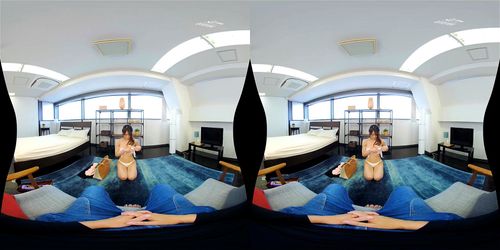 『七瀬ひな×VR』謝罪に来たギャル人妻を土下座させてオナニーさせる！！