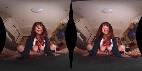 【ＶＲ】爆乳幼馴染と中出しＳＥＸ！肉食系幼馴染の性欲は毎日大暴走、おっぱいの揉み応えがハンパない！