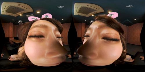 【VR】バニーコスプレが似合うガールズバーのギャルと遂にエッチしちゃった♡【七海ひな】