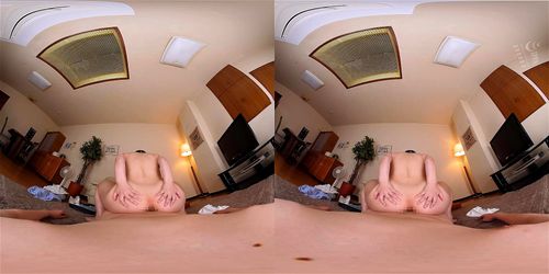 【ＶＲ】巨乳女子大生とアナル丸見え中出しＳＥＸ！隣の女子大生が電気代を払うのを忘れ、僕の部屋に助けを求めて来た！