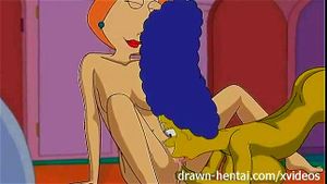 Lois Griffin Lesbian Porn - Watch Lesbian Hentai - Lois Griffin and Marge Simpson - Family Guy,  Cartoon, Simpsons, Hentai Porn - SpankBang