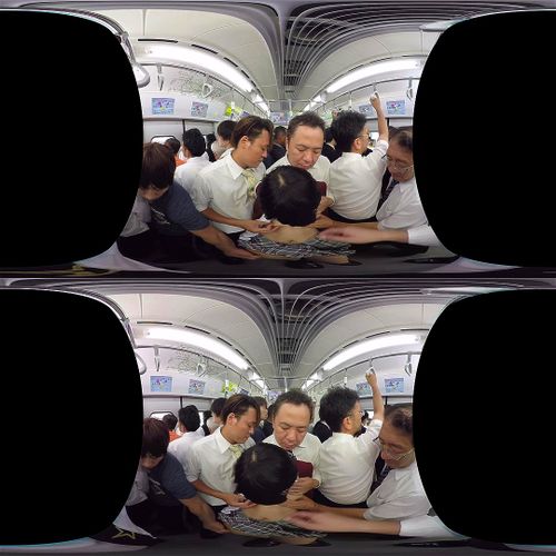 【ＶＲ】女子高生集団痴漢！あなたは痴漢のグループのリーダーです、制服ショートカット美少女が獲物！