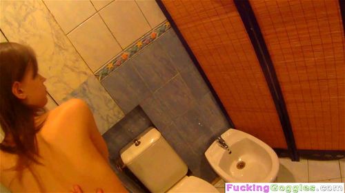 Watch Daring Mindy Has Public Restroom Sex Pov S