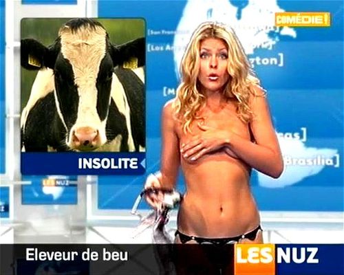 Watch Les Nuz Célyne Durand Les Nuz Tv News Funny Naked Strip