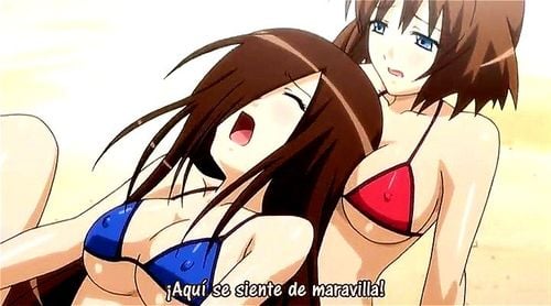 【エロアニメ】無人島でハーレム状態でエロエロなことしてる男…でも半裸や全裸で女の子が目の前にいたらねえ