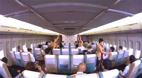 Watch Air Hostess Boobpress Passenger Air Hostess China Asian Porn