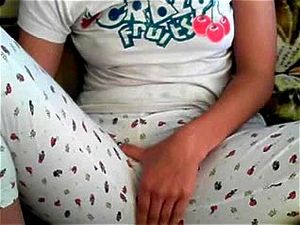 Girl Pajamas Masturbate
