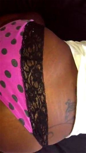 Ebony Upskirt No Panties