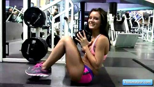 Tugging public gym natural
