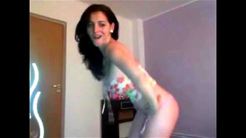 Watch HottAlicia Dancing And Striptease In A Floral Bikini Hottalicia