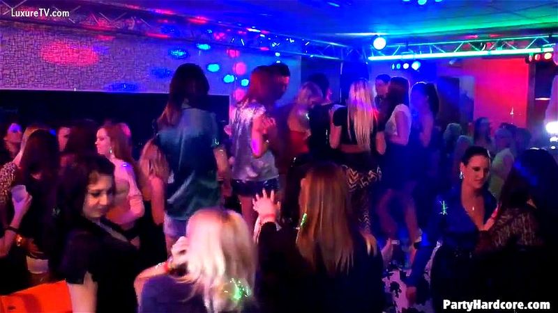 Watch Sexy Slutty Women Fuck Around In Nightclub Public Groupsex