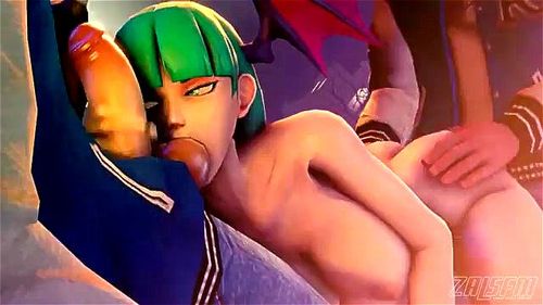 Watch Morrigan Aensland F4p Z0n3 3D Anime Hentai Asian Japanese