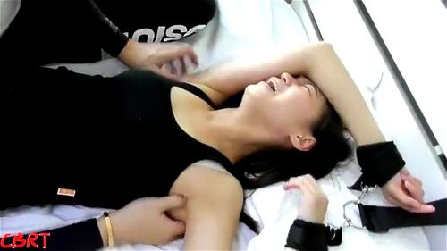 Watch Chinese Armpits In Black Tank Top Tickled Tied