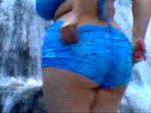 Watch HUGE TIT BBW Th3n Waterfall Bikini Huge Tits Giant T