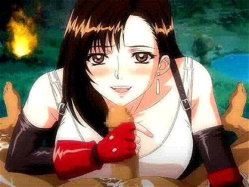 Watch Hentai Tifa Lockhart Blowjob And Swallow Cum T