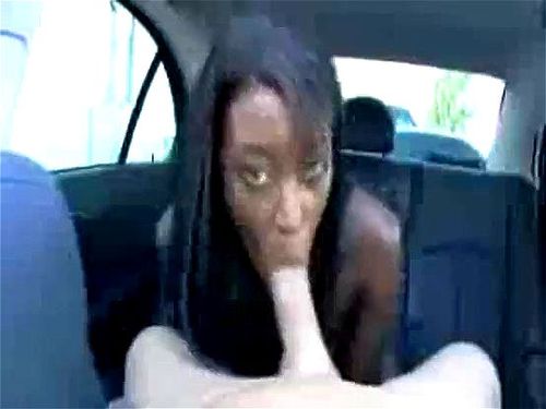 Watch Black Teen Takes White Cock In The Backseat Of A Car