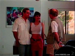 He Fucks Allysa Allure's Hairy Cunt And Asshole