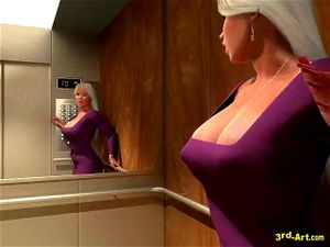 Art expansion 3d breast 3D Comics