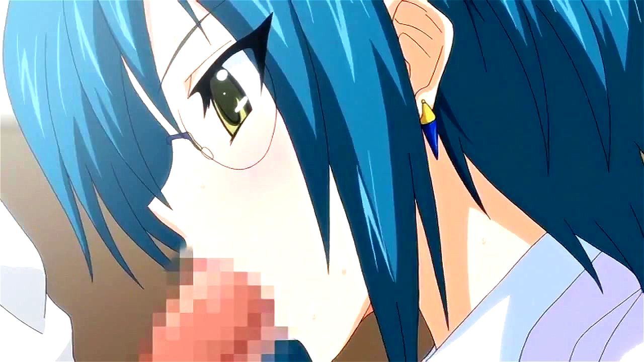 Blue hair hentai