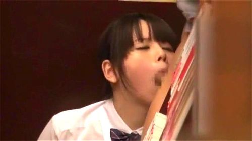 【椎名みゆ×痴漢】「ダメッバレちゃうよ//」ド変態JK二人が本屋で立ち読みしてたら媚薬巨根を挿入され超高感度に！そのまま4pでハメられまくり