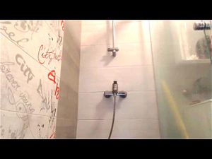 Toying Pussy In Shower