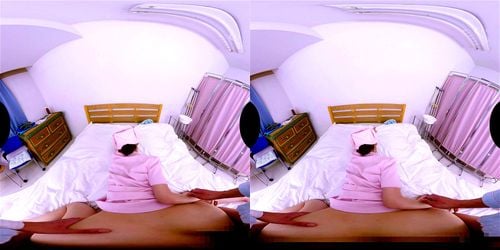 【VR・相沢みなみ】入院患者のチ○ポを狙うエロ可愛いナースさん!微笑みながらロデオ騎乗位!