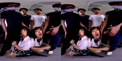 阿部乃みく 石川祐奈【VR】嫌がる顔や必至に声を我慢する姿に興奮を抑えきれず暴発中出し…最高の没入空間で味わう集団痴漢