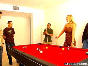 Horny blonde getting fucked over pool table video Watch Julia Ann Fucks On The Pool Table Julia Ann Blonde Pool Table Porn Spankbang