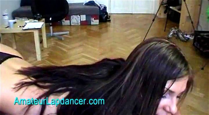 Amateur lapdancer Radka does hot strip