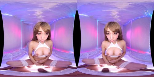蓮実クレア【VR】エッロいジュルフェラとまん丸な美尻セックスと完璧に近い美肌！最新セレブリティメイク照明命の新感覚