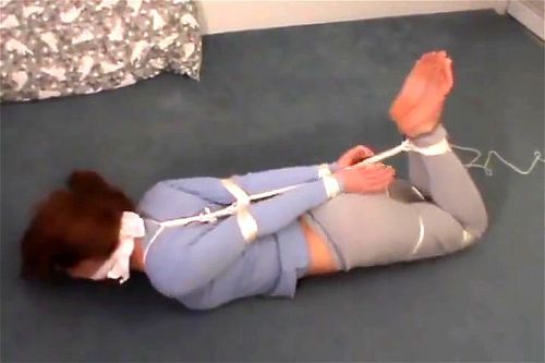 Watch Amateur Hogtied And Brought To Orgasm Mature A