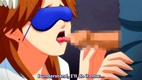 便所で目隠しフェラでマンコを濡らしながらしゃぶる