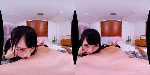 跡美しゅり【VR】ツインテール萌えキュン美少女ニーハイソックス至近距離メコスジ鑑賞パンチラ誘惑中出し性交極上フェチシズム