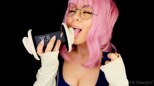 Watch ASMR Honeygirl Cute Ear Licking Asmr Cute Roleplay Porn