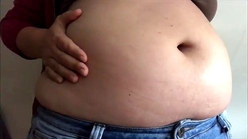 Watch Stuffed Belly Fat Belly Stuffing Bbw Amateur Homemade Porn