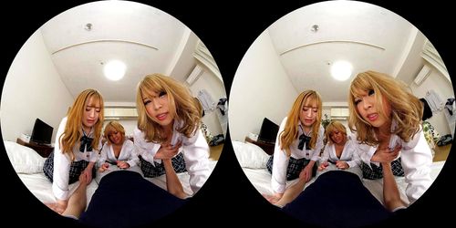 【VR】ギャル女子高生達に囲まれる友達みたいな先生！自宅に押しかけ4P乱交！ 抜けるエロギャル動画 : 【VR】ギャル女子高生達に囲まれる友達みたいな先生！自宅に押しかけ4P乱交！ 