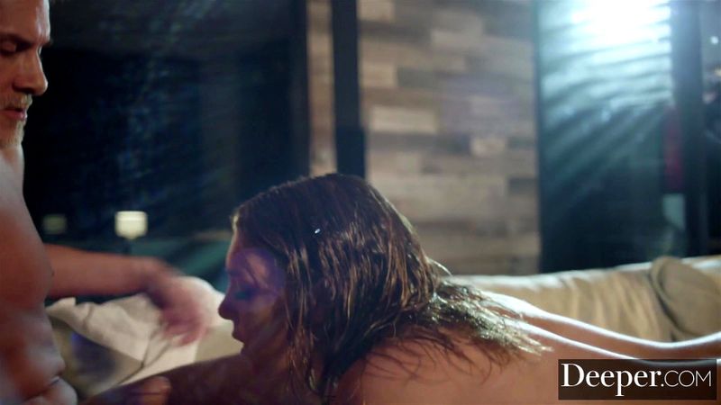 Deeper. Voluptuous Gabbie breaks from her housewife routine