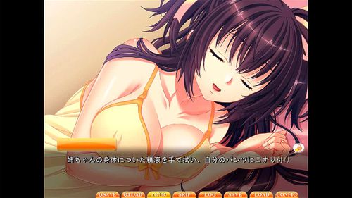 ﾑﾗﾑﾗﾔﾊﾞｹﾞｰ!!添い寝をする姉のカラダでドエロくオナニー！！姉の桃尻に濃厚ショタザーメン・・出ちゃった♡