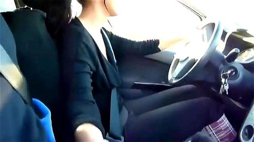 Driving Handjob - Watch Girl gives handjob while driving - Handjob, Masturbation Porn -  SpankBang