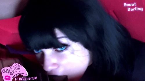 Watch Hot Goth Gets A Massive Cumshot On Face