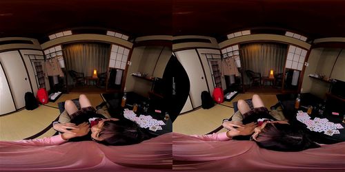【初愛ねんね VR】『めちゃくちゃにして！』学校には内緒の関係？！巨乳美少女の教え子と教師の禁断の温泉旅行！？