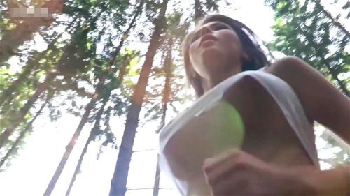 Watch Sexy Busty Teen Masturbate In The Forest After Jogging Braless