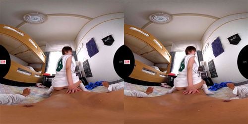 【VR】ボーイッシュ系バスケ女子に跨られる 男装痴女VR 架乃ゆら