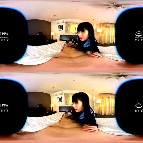 【ＶＲ】制服美少女と中出し性交！黒髪ロングの美少女の性交記録！