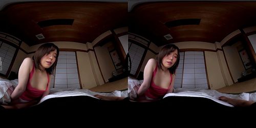 【ＶＲ】久しぶりに泊まりに来た、従妹のちかちゃんの無防備寝姿に性欲が抑え切れない！