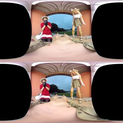 〚麻里梨夏＼きみと歩実、、ＶＲ(^^♪〛ふふふ、おチ◎ポ頂きます！けも耳レイヤー達に逆痴漢されちゃったwwwwwwwwwww