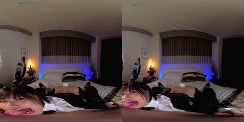 【VR 石原希望 SOD】逆ﾊﾞﾆｰｺｽﾌﾟﾚ! 巨乳ﾛﾘ中出し VIPﾙｰﾑで言いなりSEX! 唾液とｵﾅﾆｰもｴﾛｲ ﾊﾞｲﾉｰﾗﾙ VRｺﾞｰｸﾞﾙ不要 4K高画質 27分動画