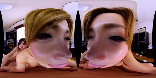 【ＶＲ】二人のお姉さんと中出しセックス！ＯＬと女子大生の巨乳お義姉さんとの性交記録！