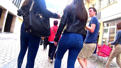 Watch First Ass EVER To Jiggle In Jeans Public Big Ass Porn